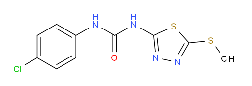 1-(4-chlorophenyl)-3-(5-(methylthio)-1,3,4-thiadiazol-2-yl)urea