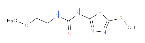 1-(2-methoxyethyl)-3-(5-(methylthio)-1,3,4-thiadiazol-2-yl)urea