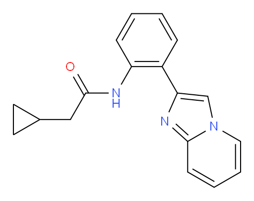 2-cyclopropyl-N-(2-(imidazo[1,2-a]pyridin-2-yl)phenyl)acetamide