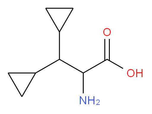 2-amino-3,3-dicyclopropylpropanoic acid