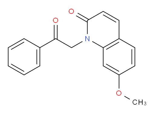 7-methoxy-1-(2-oxo-2-phenylethyl)quinolin-2(1H)-one