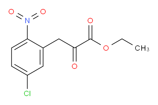 ethyl 3-(5-chloro-2-nitrophenyl)-2-oxopropanoate