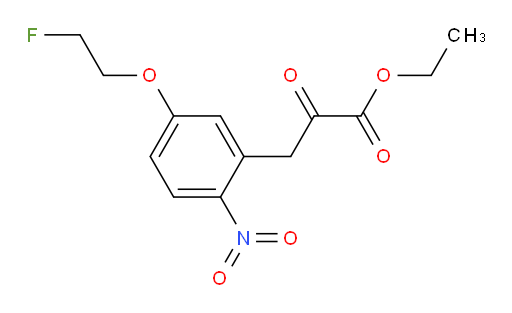 ethyl 3-(5-(2-fluoroethoxy)-2-nitrophenyl)-2-oxopropanoate