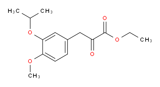 ethyl 3-(3-isopropoxy-4-methoxyphenyl)-2-oxopropanoate