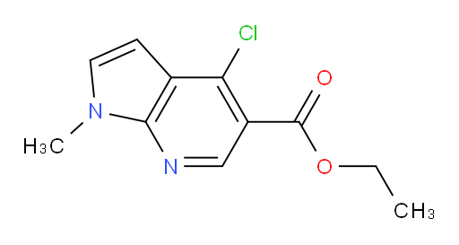 ethyl 4-chloro-1-methyl-1H-pyrrolo[2,3-b]pyridine-5-carboxylate