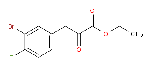 ethyl 3-(3-bromo-4-fluorophenyl)-2-oxopropanoate