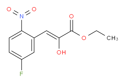 (Z)-ethyl 3-(5-fluoro-2-nitrophenyl)-2-hydroxyacrylate