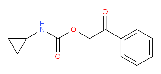 2-oxo-2-phenylethyl cyclopropylcarbamate