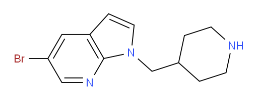 5-bromo-1-(piperidin-4-ylmethyl)-1H-pyrrolo[2,3-b]pyridine