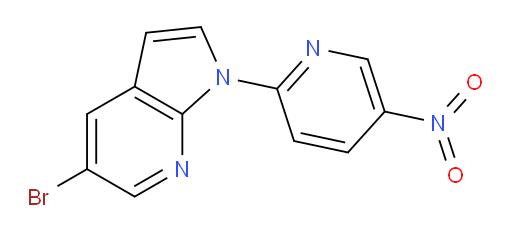 5-bromo-1-(5-nitropyridin-2-yl)-1H-pyrrolo[2,3-b]pyridine