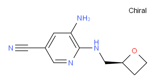 (S)-5-amino-6-((oxetan-2-ylmethyl)amino)nicotinonitrile