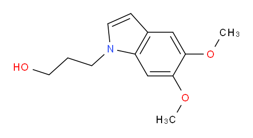 3-(5,6-dimethoxy-1H-indol-1-yl)propan-1-ol