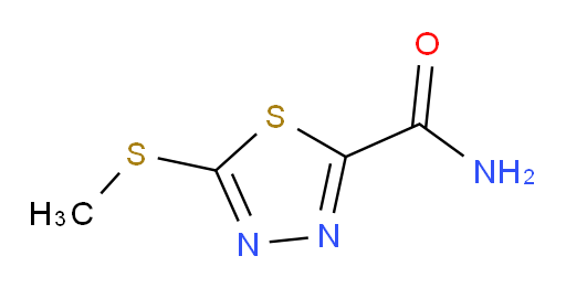 5-(methylthio)-1,3,4-thiadiazole-2-carboxamide
