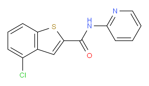 4-chloro-N-(pyridin-2-yl)benzo[b]thiophene-2-carboxamide