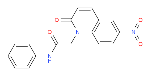 2-(6-nitro-2-oxoquinolin-1(2H)-yl)-N-phenylacetamide