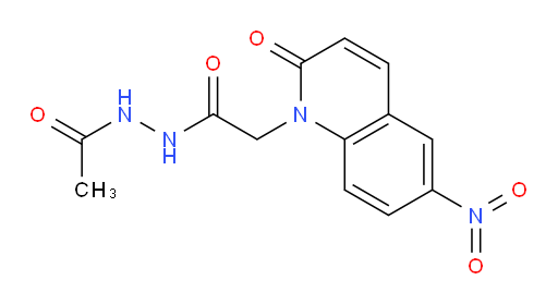 N'-acetyl-2-(6-nitro-2-oxoquinolin-1(2H)-yl)acetohydrazide
