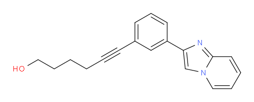 6-(3-(imidazo[1,2-a]pyridin-2-yl)phenyl)hex-5-yn-1-ol