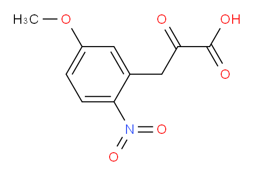 3-(5-methoxy-2-nitrophenyl)-2-oxopropanoic acid