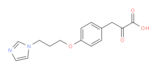 3-(4-(3-(1H-imidazol-1-yl)propoxy)phenyl)-2-oxopropanoic acid
