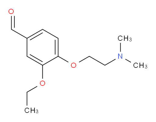 4-(2-(dimethylamino)ethoxy)-3-ethoxybenzaldehyde