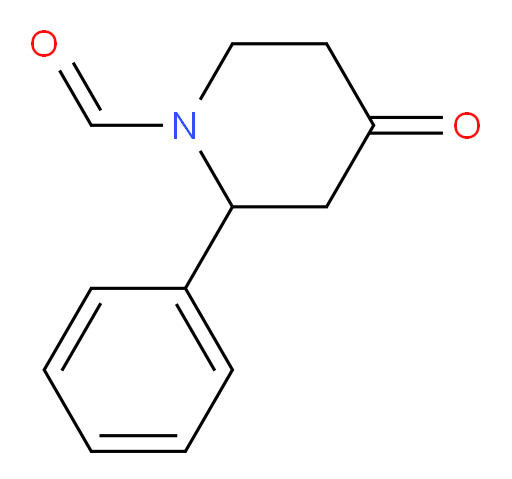 4-oxo-2-phenylpiperidine-1-carbaldehyde