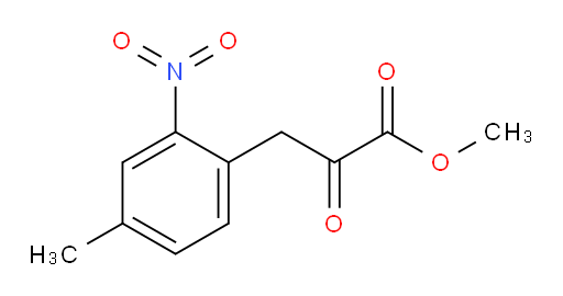 methyl 3-(4-methyl-2-nitrophenyl)-2-oxopropanoate