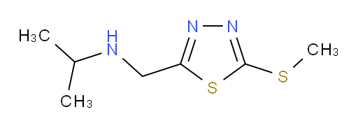 N-((5-(methylthio)-1,3,4-thiadiazol-2-yl)methyl)propan-2-amine