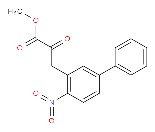 methyl 3-(4-nitro-[1,1'-biphenyl]-3-yl)-2-oxopropanoate