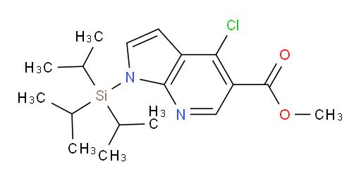 methyl 4-chloro-1-(triisopropylsilyl)-1H-pyrrolo[2,3-b]pyridine-5-carboxylate