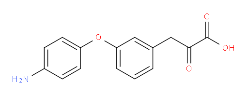 3-(3-(4-aminophenoxy)phenyl)-2-oxopropanoic acid