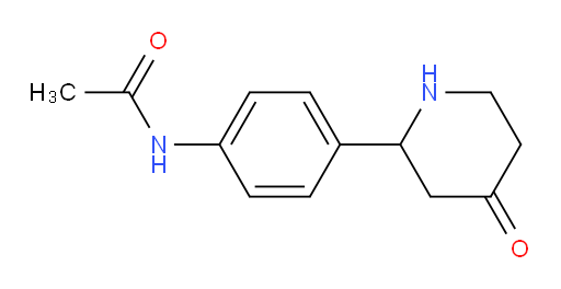 N-(4-(4-oxopiperidin-2-yl)phenyl)acetamide