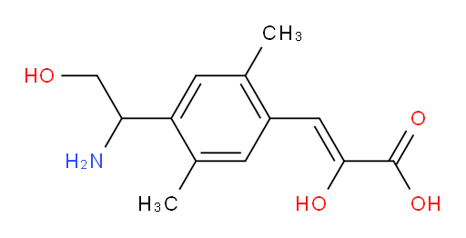 (Z)-3-(4-(1-amino-2-hydroxyethyl)-2,5-dimethylphenyl)-2-hydroxyacrylic acid