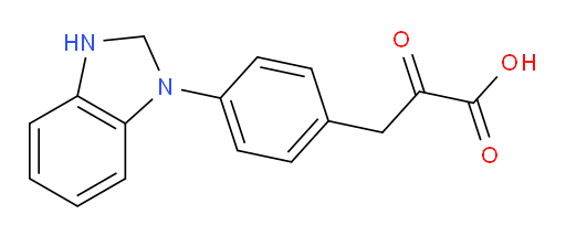 3-(4-(2,3-dihydro-1H-benzo[d]imidazol-1-yl)phenyl)-2-oxopropanoic acid