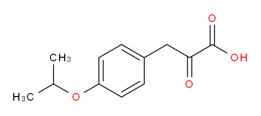 3-(4-isopropoxyphenyl)-2-oxopropanoic acid