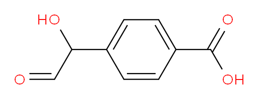 4-(1-hydroxy-2-oxoethyl)benzoic acid