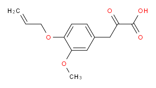 3-(4-(allyloxy)-3-methoxyphenyl)-2-oxopropanoic acid