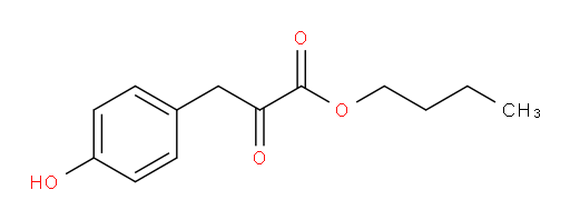 butyl 3-(4-hydroxyphenyl)-2-oxopropanoate
