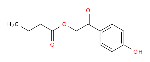 2-(4-hydroxyphenyl)-2-oxoethyl butyrate