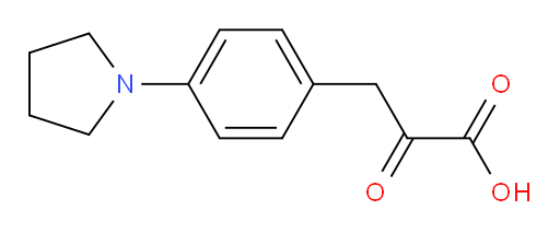 2-oxo-3-(4-(pyrrolidin-1-yl)phenyl)propanoic acid