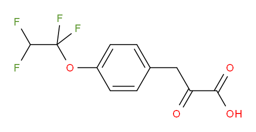 2-oxo-3-(4-(1,1,2,2-tetrafluoroethoxy)phenyl)propanoic acid