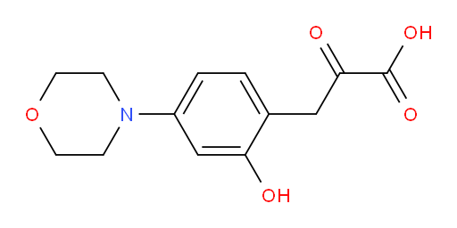 3-(2-hydroxy-4-morpholinophenyl)-2-oxopropanoic acid