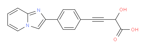 2-hydroxy-4-(4-(imidazo[1,2-a]pyridin-2-yl)phenyl)but-3-ynoic acid