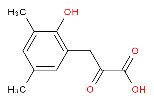 3-(2-hydroxy-3,5-dimethylphenyl)-2-oxopropanoic acid