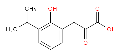 3-(2-hydroxy-3-isopropylphenyl)-2-oxopropanoic acid
