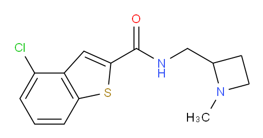 4-chloro-N-((1-methylazetidin-2-yl)methyl)benzo[b]thiophene-2-carboxamide