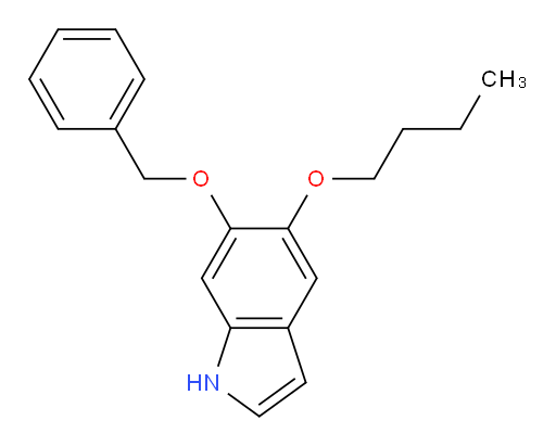 6-(benzyloxy)-5-butoxy-1H-indole