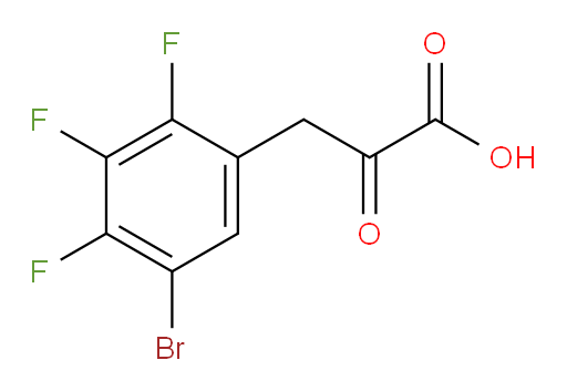 3-(5-bromo-2,3,4-trifluorophenyl)-2-oxopropanoic acid