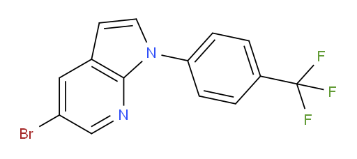 5-bromo-1-(4-(trifluoromethyl)phenyl)-1H-pyrrolo[2,3-b]pyridine