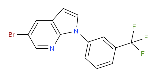 5-bromo-1-(3-(trifluoromethyl)phenyl)-1H-pyrrolo[2,3-b]pyridine