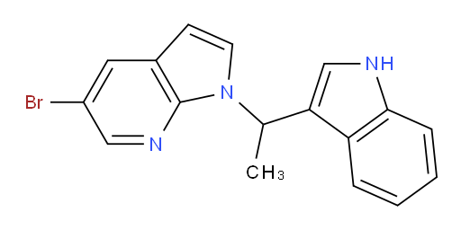 1-(1-(1H-indol-3-yl)ethyl)-5-bromo-1H-pyrrolo[2,3-b]pyridine